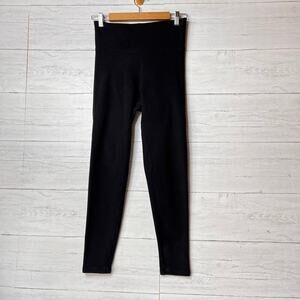 James Perse Pants Womens Size 2 Black Felt Like Leggings Cotton Blend Comfort